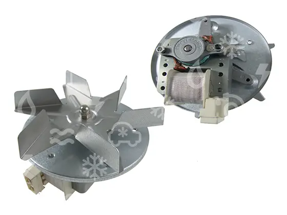 motorek teplovzdušné trouby 30 W, hřídel L = 13 mm, vrtule 150 mm